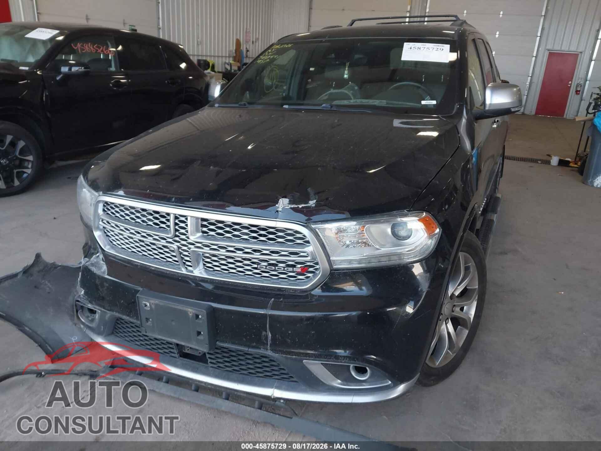 DODGE DURANGO 2017 - 1C4SDJET9HC881054