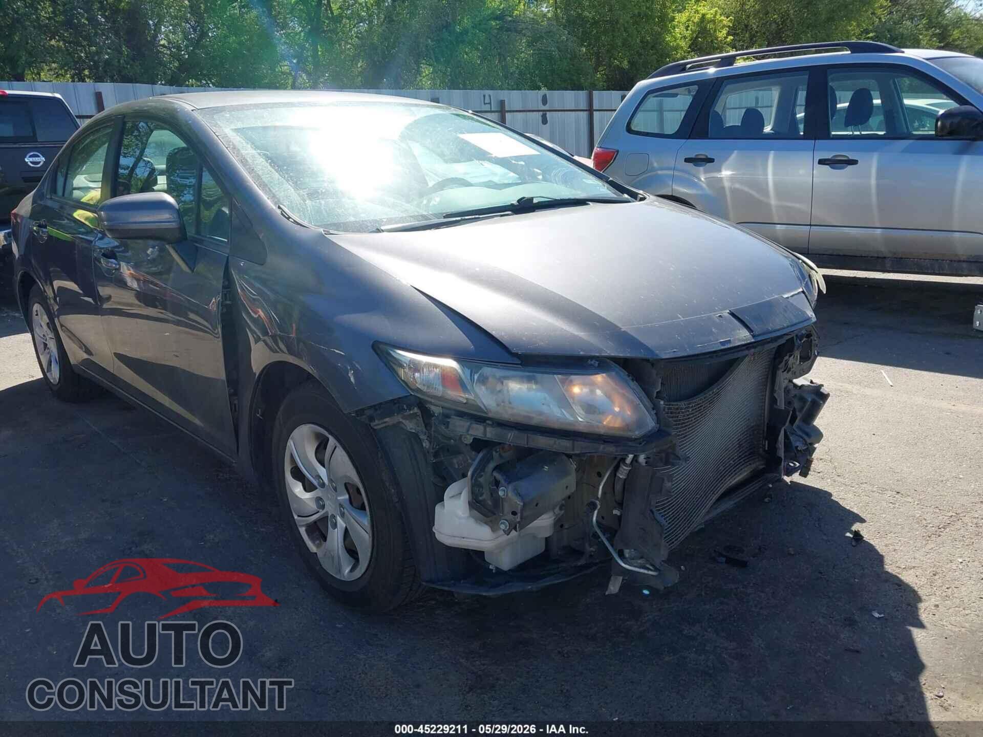 HONDA CIVIC 2014 - 19XFB2F54EE005011