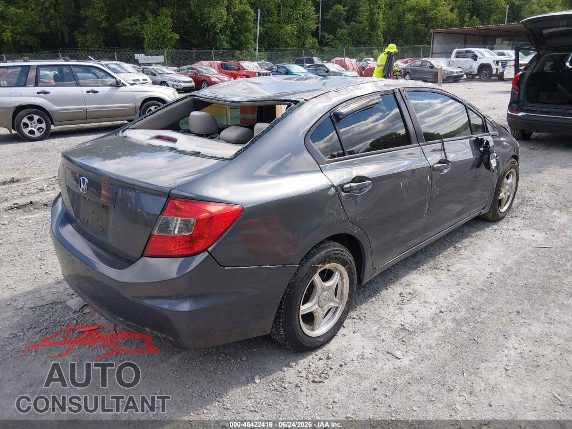 HONDA CIVIC 2012 - 19XFB2F52CE350678