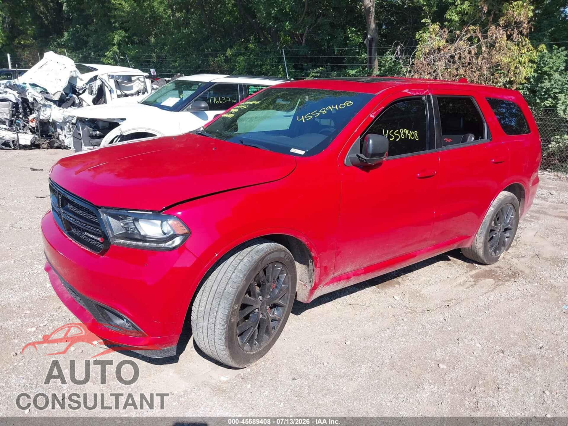 DODGE DURANGO 2016 - 1C4SDJCTXGC486219