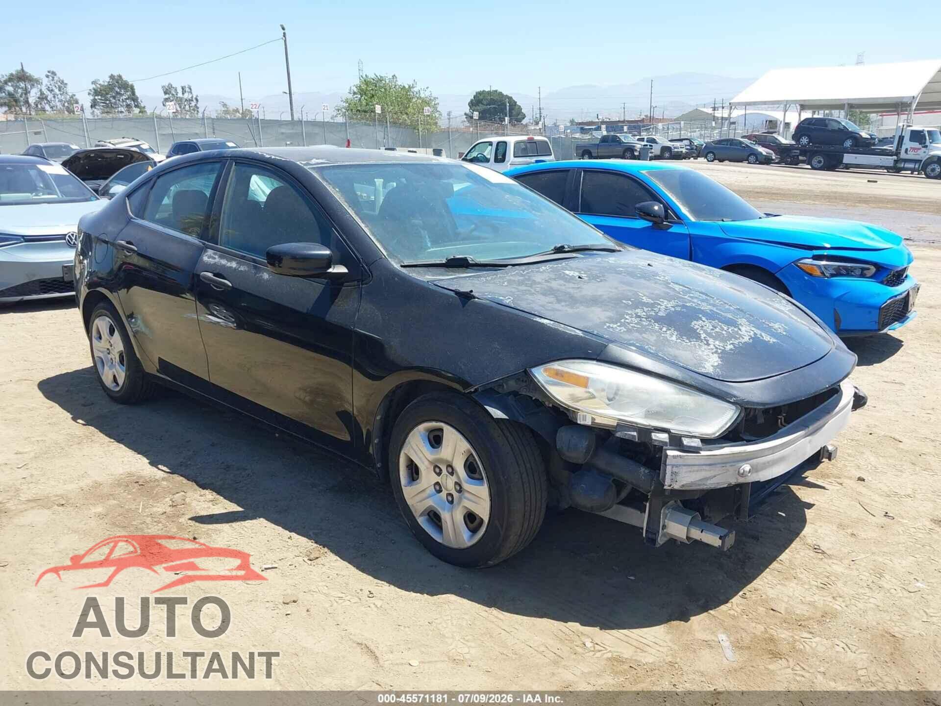 DODGE DART 2013 - 1C3CDFAA2DD194755