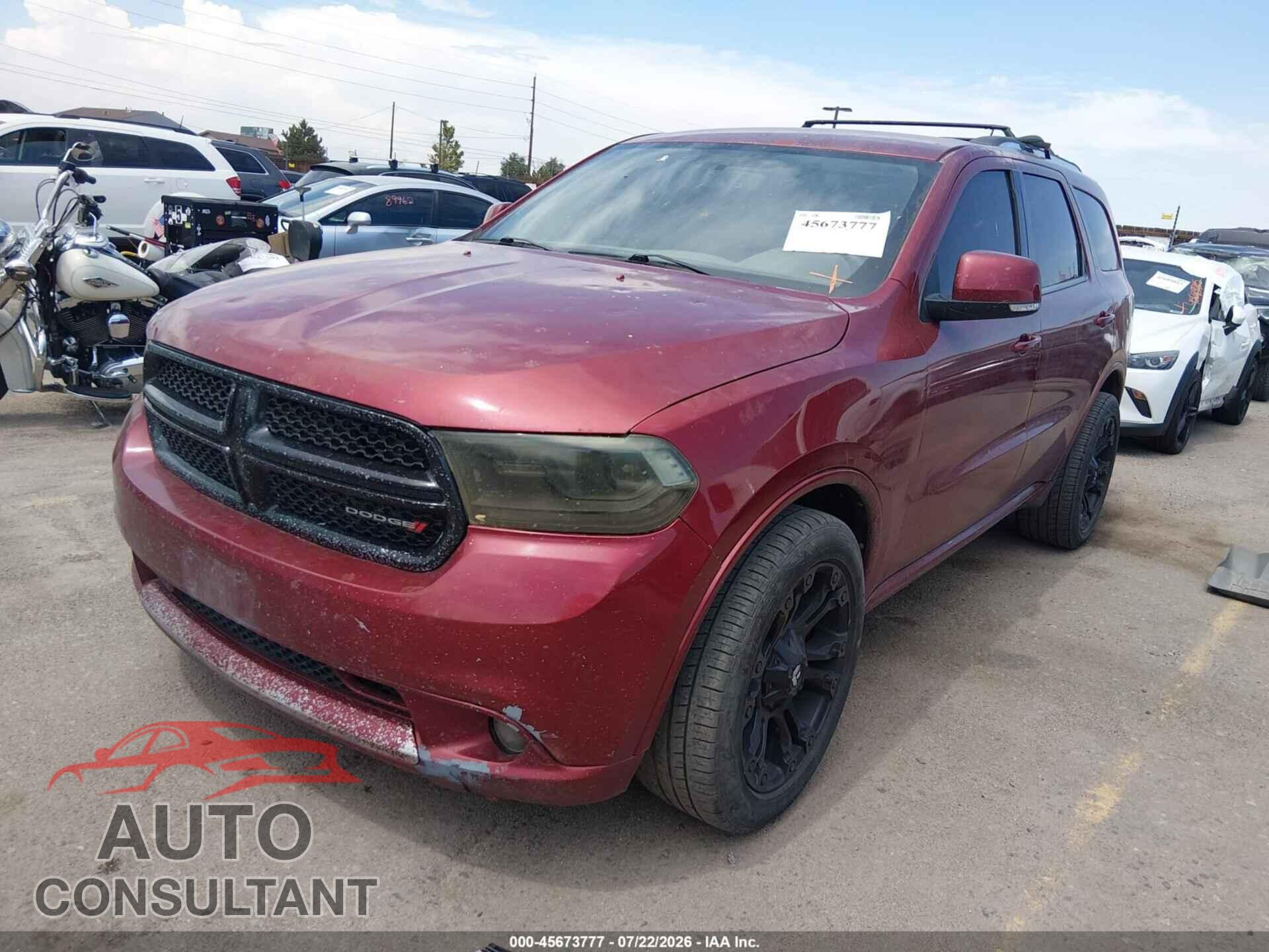 DODGE DURANGO 2013 - 1C4SDJDTXDC614436
