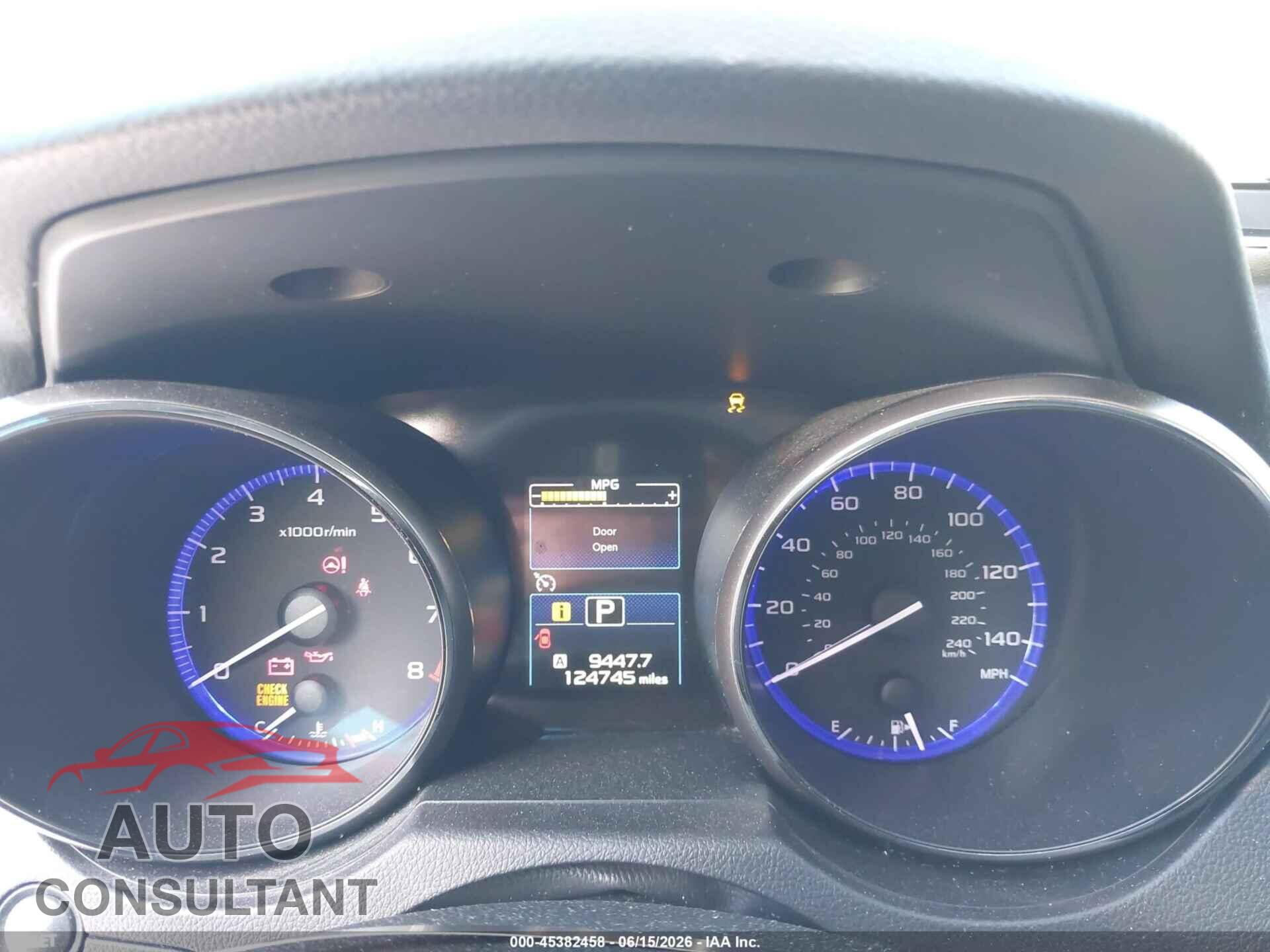 SUBARU LEGACY 2016 - 4S3BNBC61G3027335