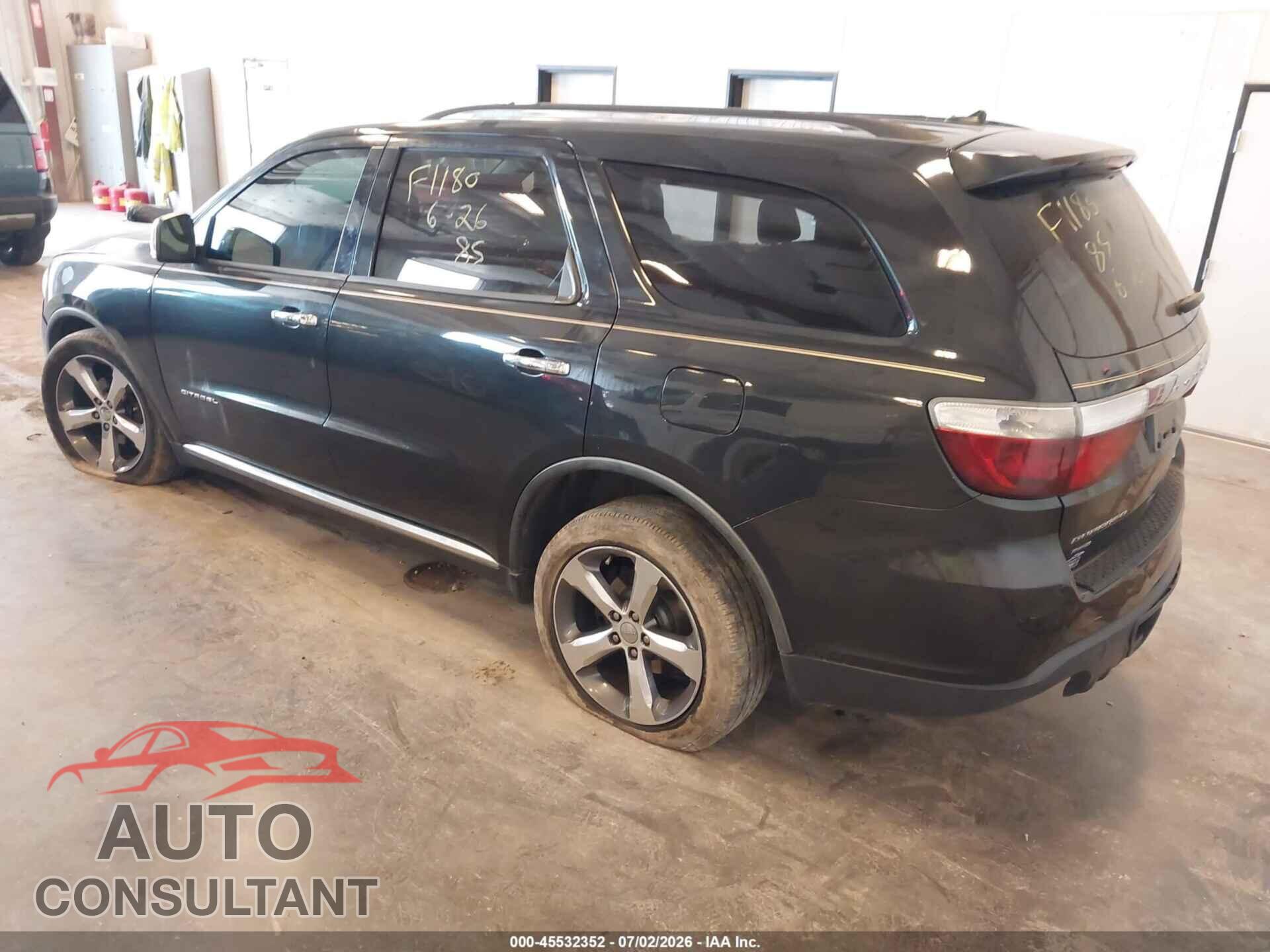DODGE DURANGO 2011 - 1D4SE5GT1BC613935