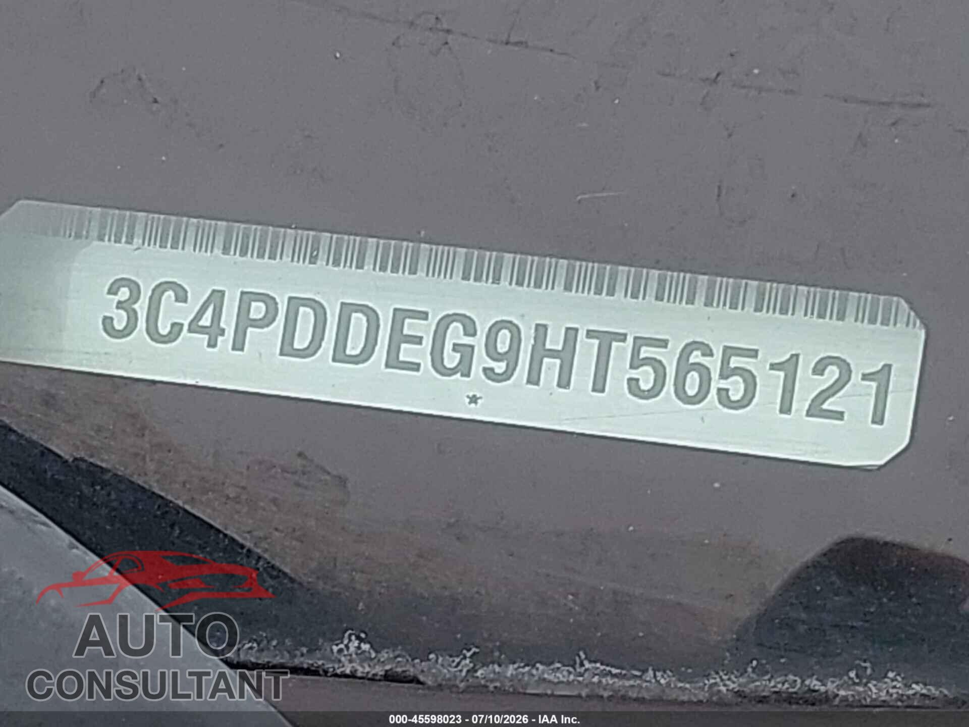 DODGE JOURNEY 2017 - 3C4PDDEG9HT565121