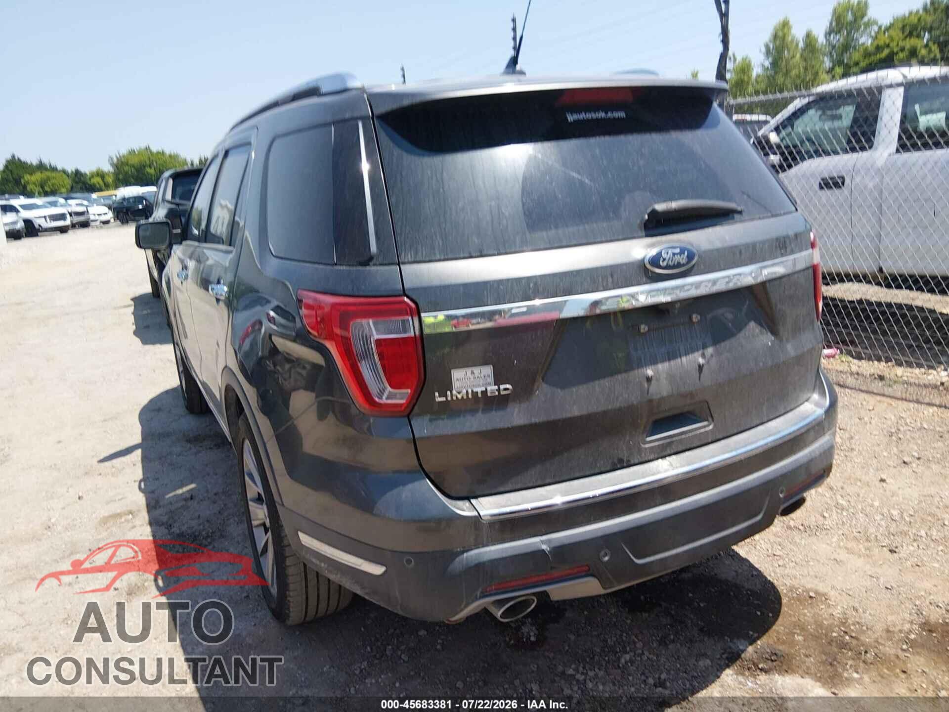 FORD EXPLORER 2018 - 1FM5K7F84JGB57864