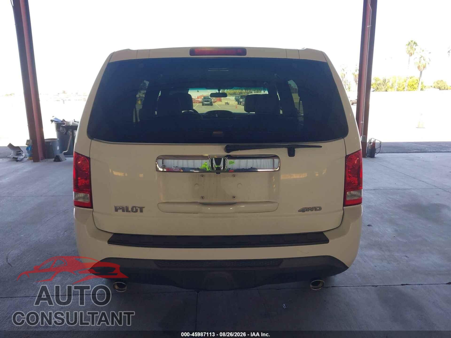 HONDA PILOT 2014 - 5FNYF4H49EB011524