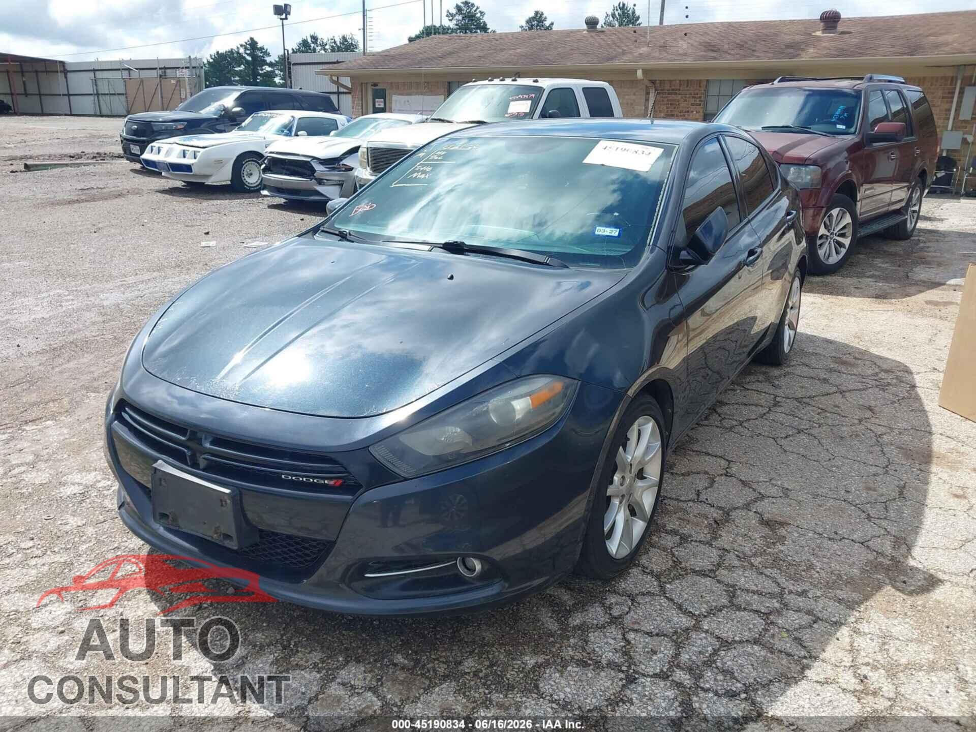 DODGE DART 2013 - 1C3CDFBAXDD259043