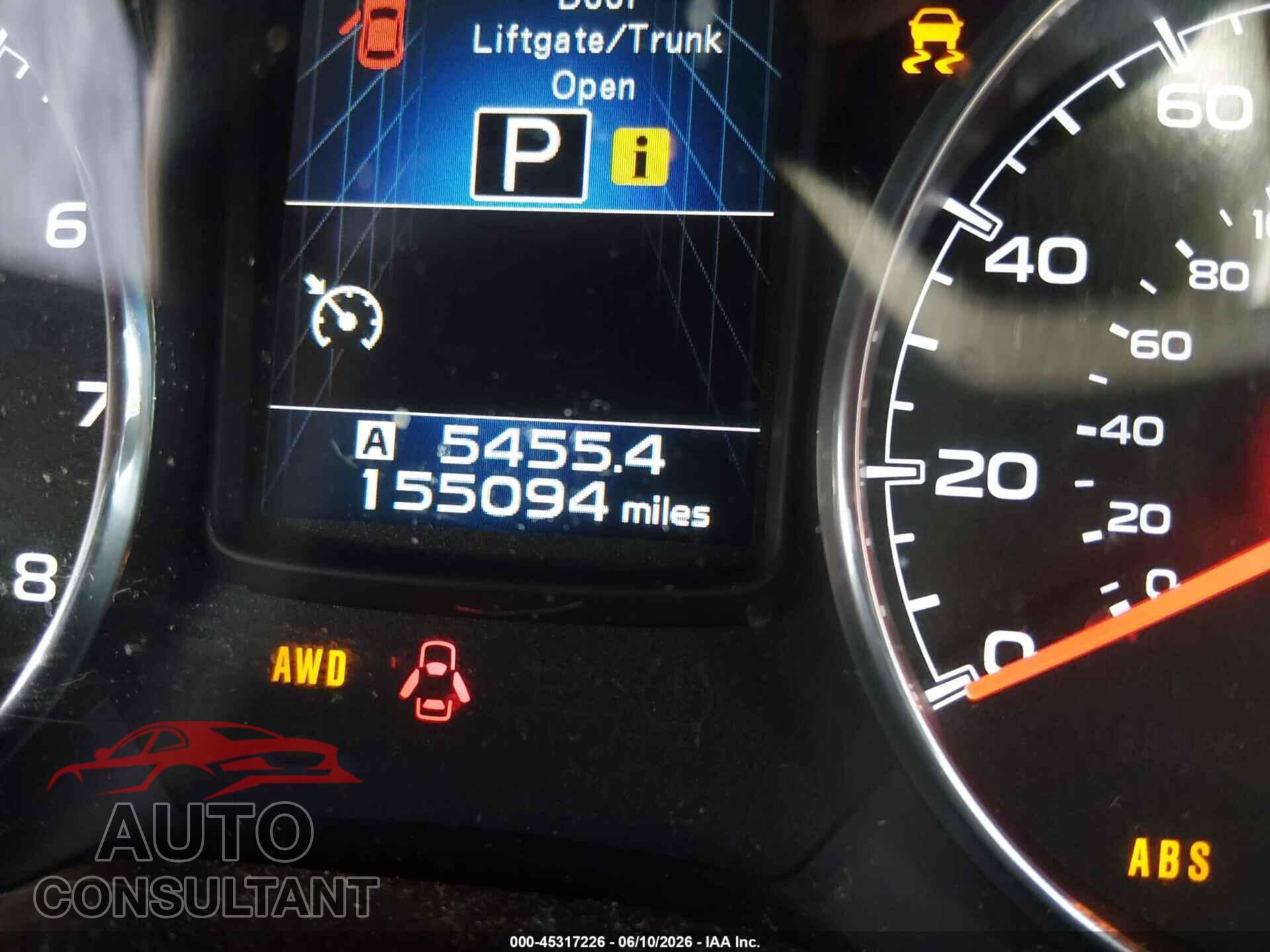 SUBARU OUTBACK 2014 - 4S4BRBLC4E3244008