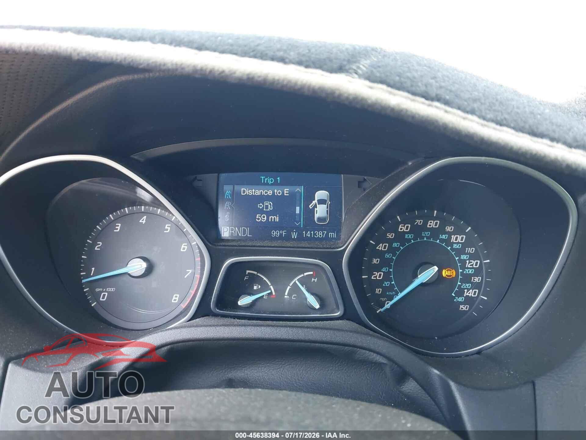 FORD FOCUS 2012 - 1FAHP3F23CL101826