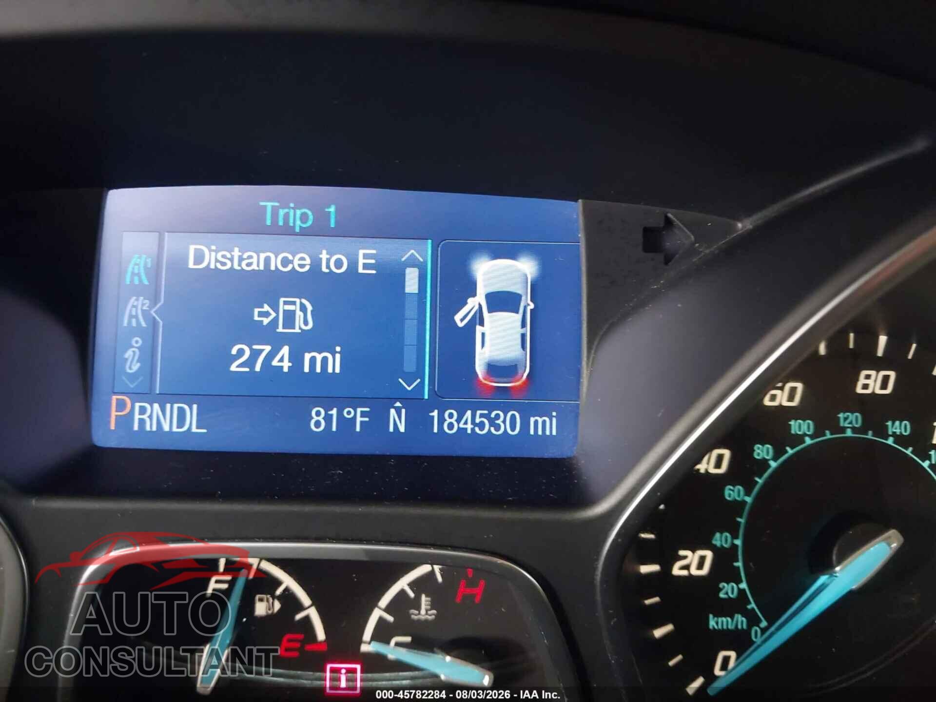 FORD FOCUS 2013 - 1FADP3F22DL237445