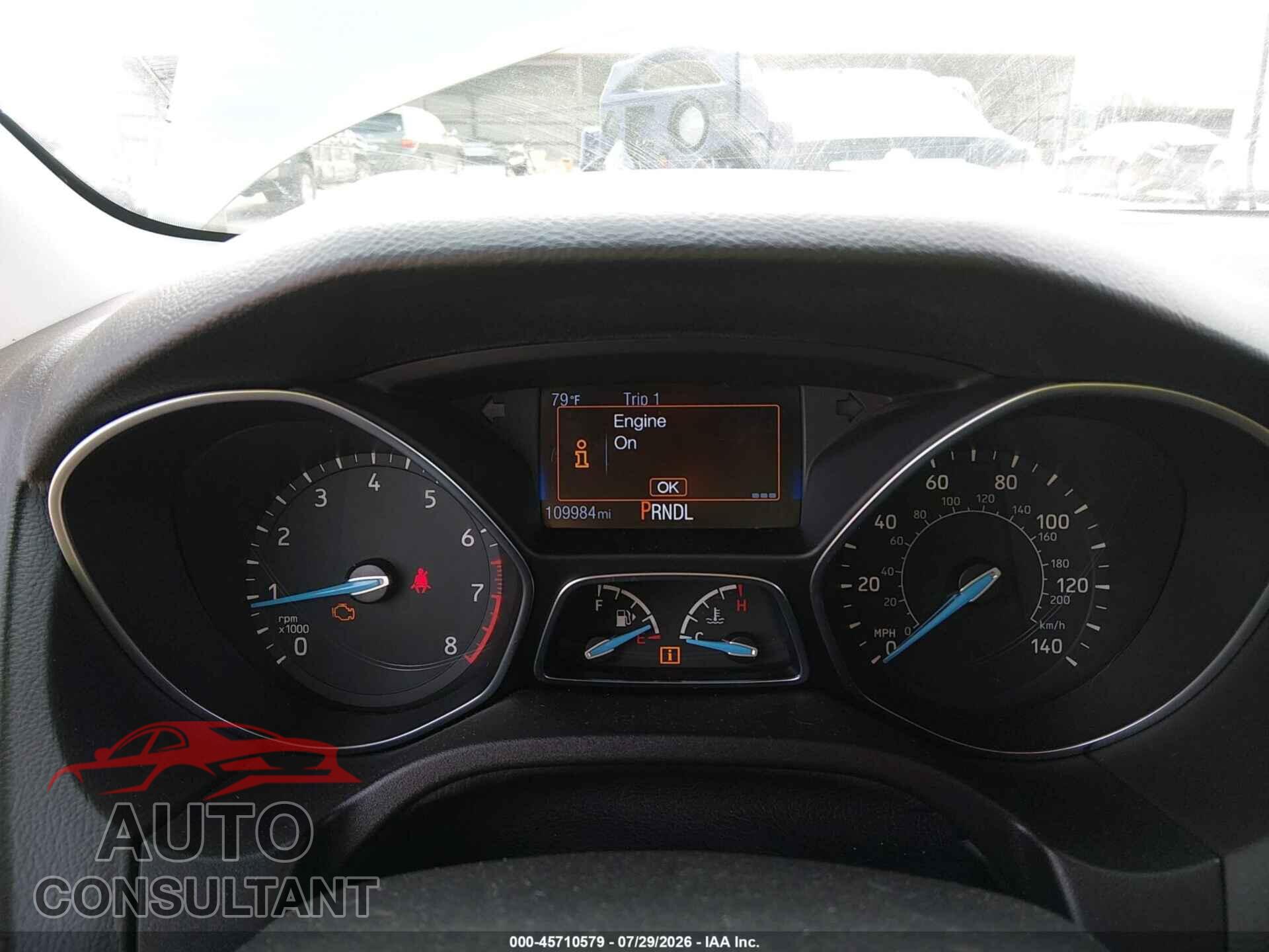 FORD FOCUS 2016 - 1FADP3F2XGL303311