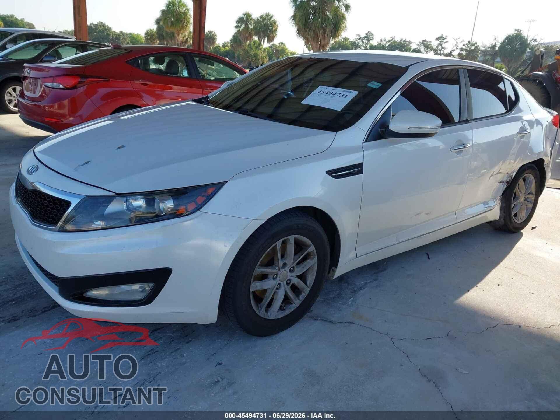 KIA OPTIMA 2012 - KNAGM4A76C5289640