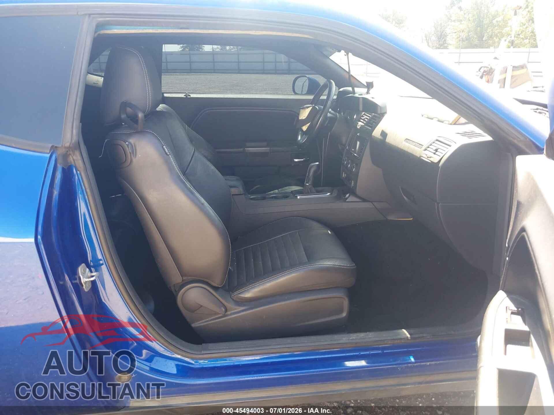 DODGE CHALLENGER 2012 - 2C3CDYBT9CH254690