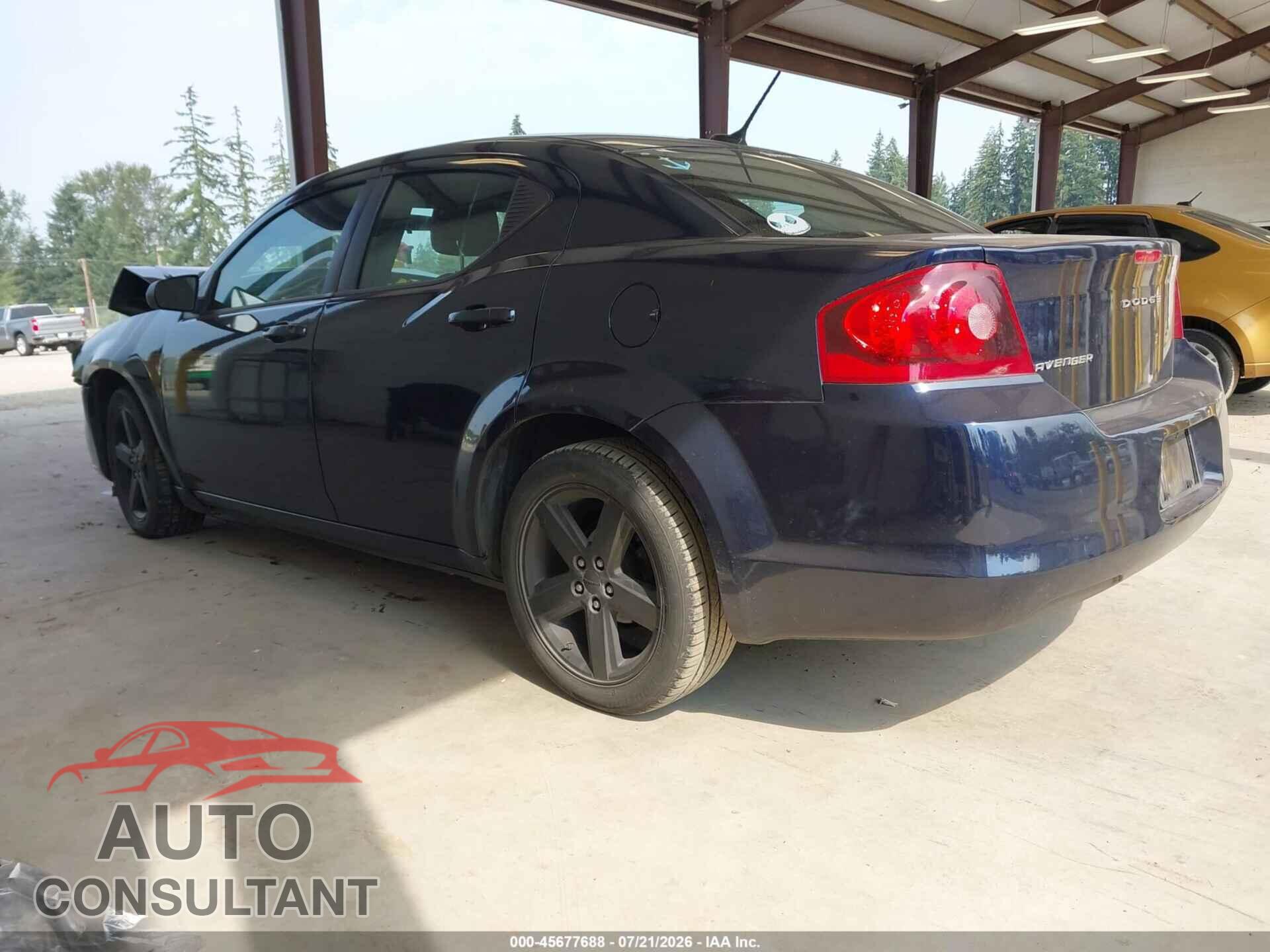 DODGE AVENGER 2013 - 1C3CDZAB4DN708125