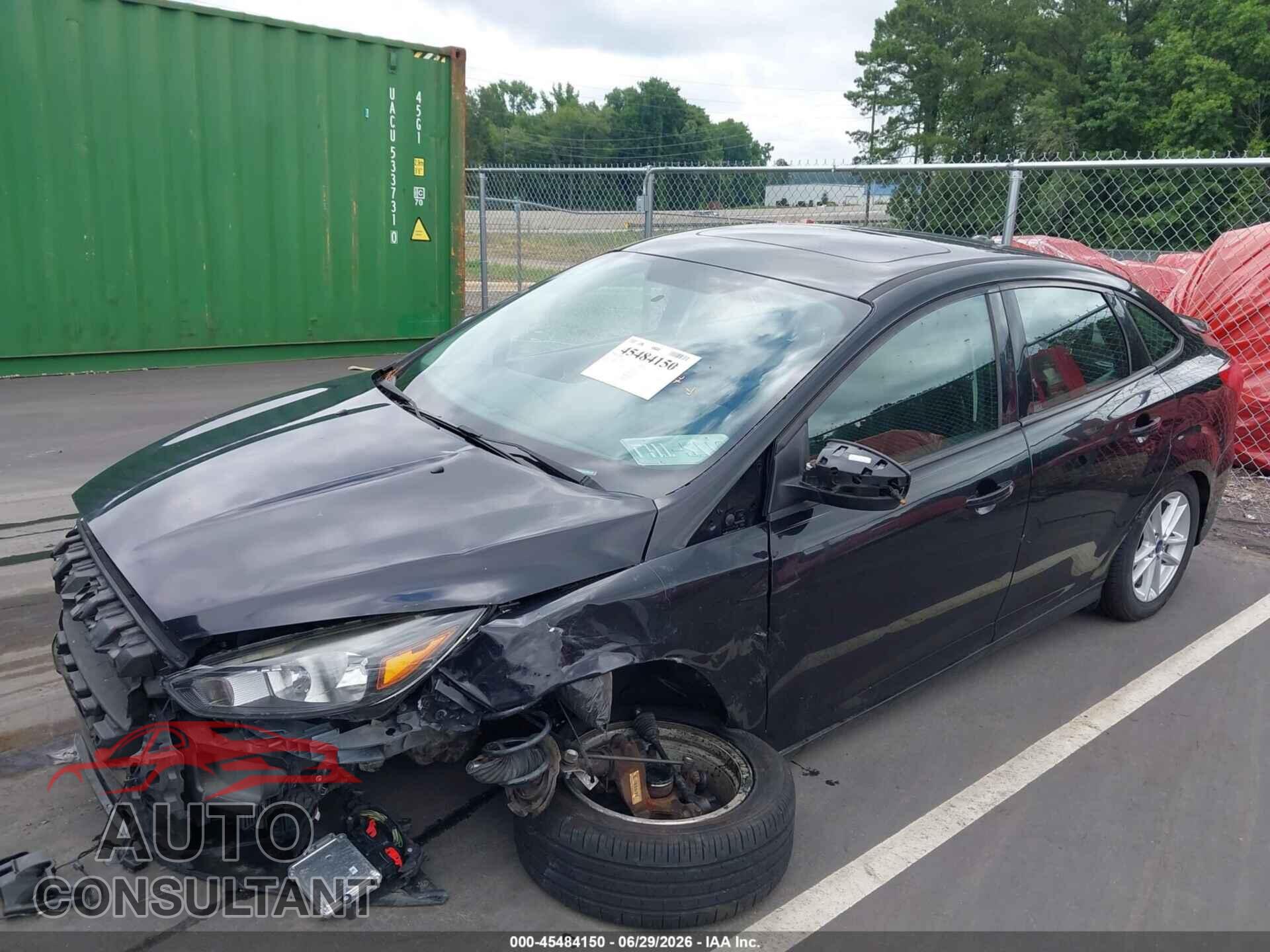 FORD FOCUS 2016 - 1FADP3F2XGL338723