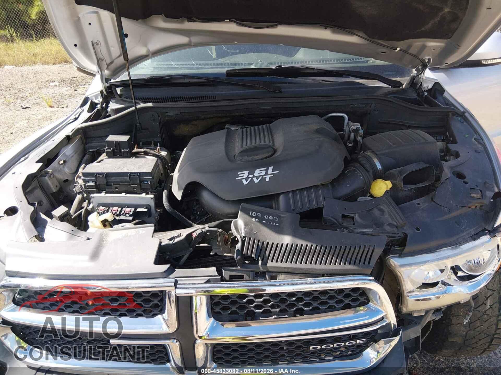 DODGE DURANGO 2012 - 1C4RDJDG6CC107565