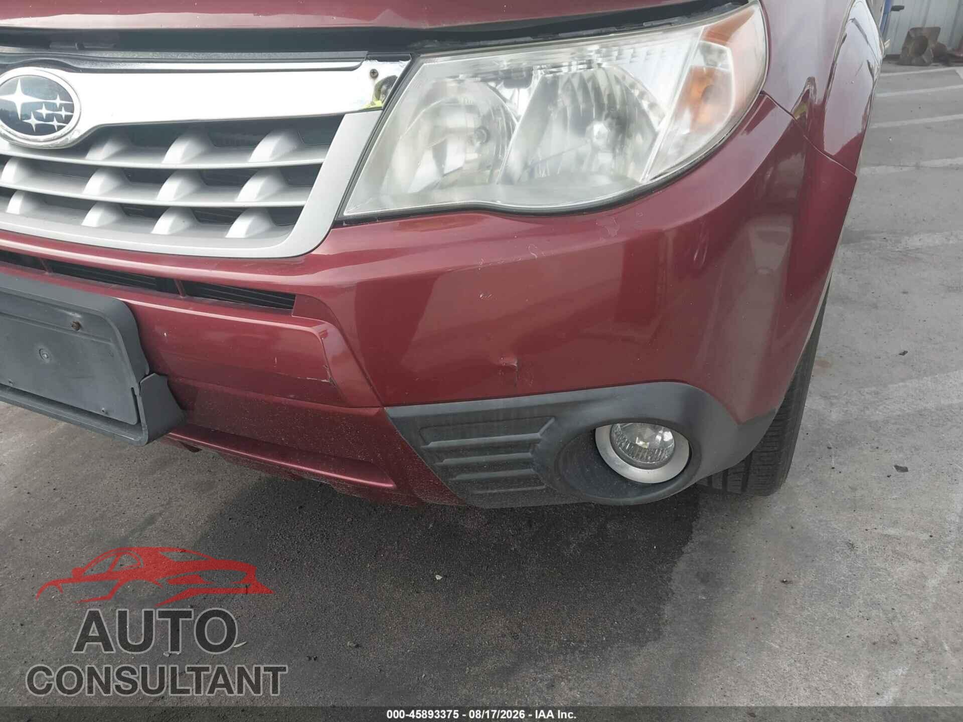 SUBARU FORESTER 2012 - JF2SHAEC4CH468847