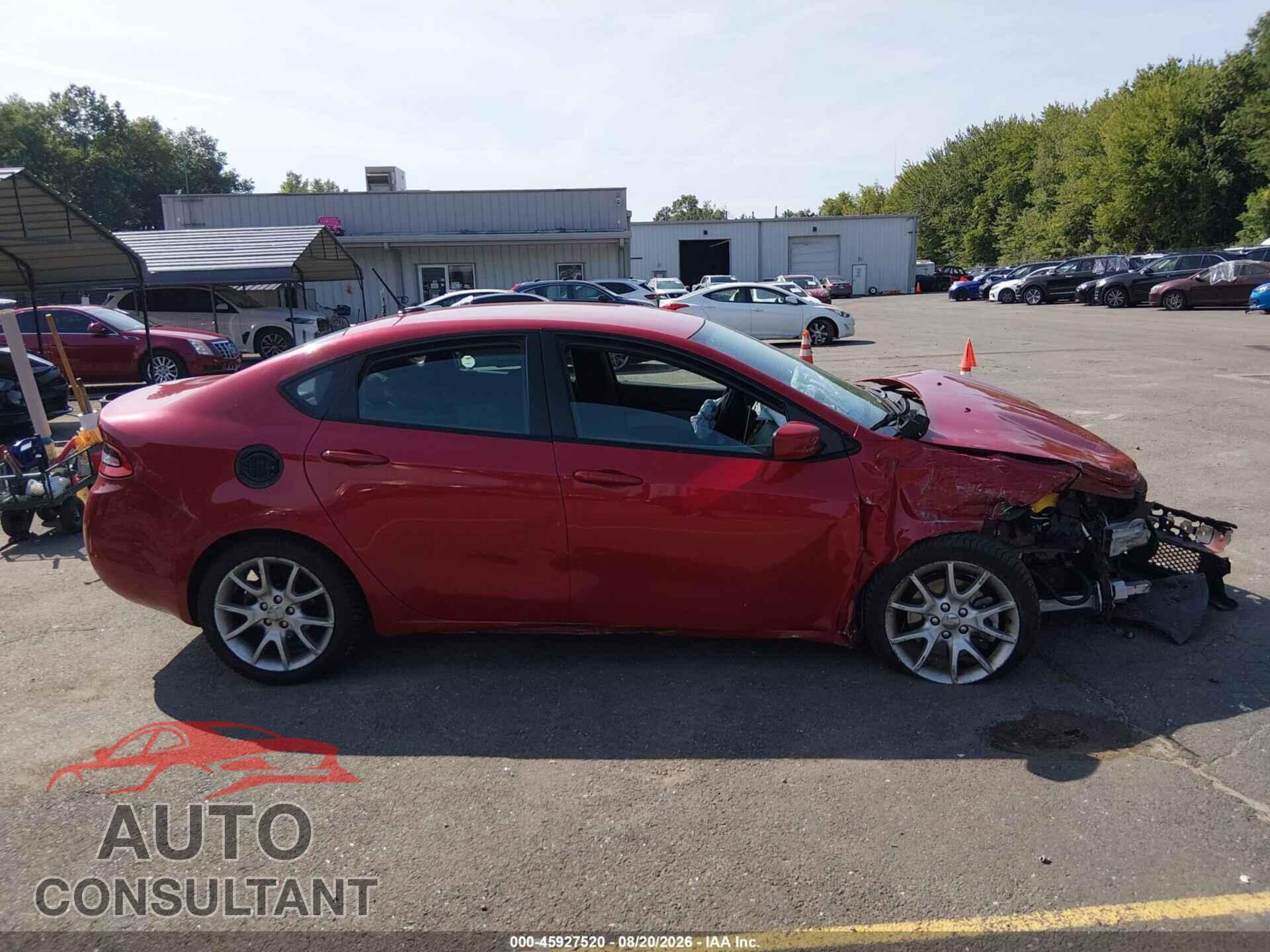 DODGE DART 2013 - 1C3CDFBA0DD268138