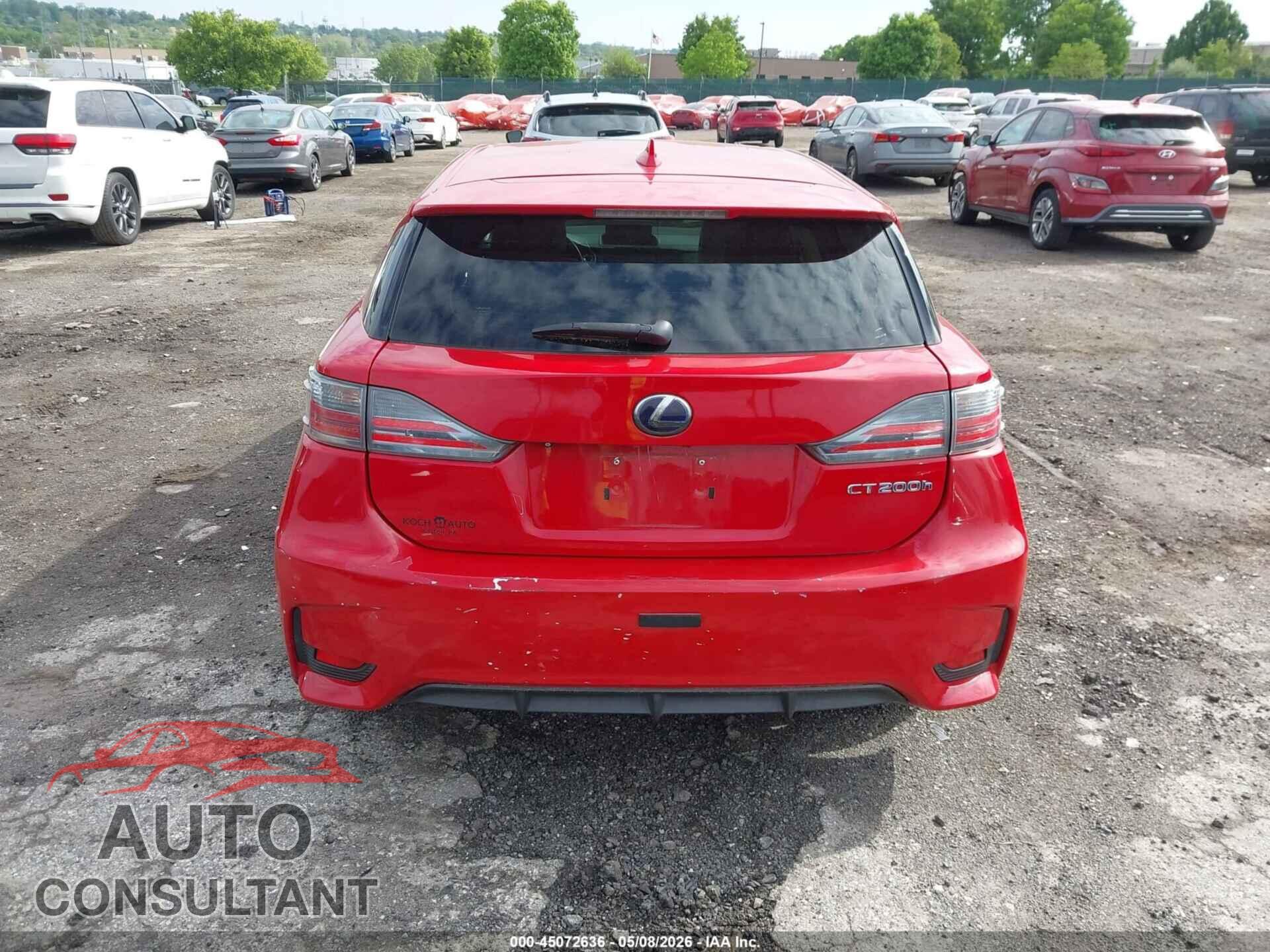 LEXUS CT 200H 2014 - JTHKD5BH4E2194331