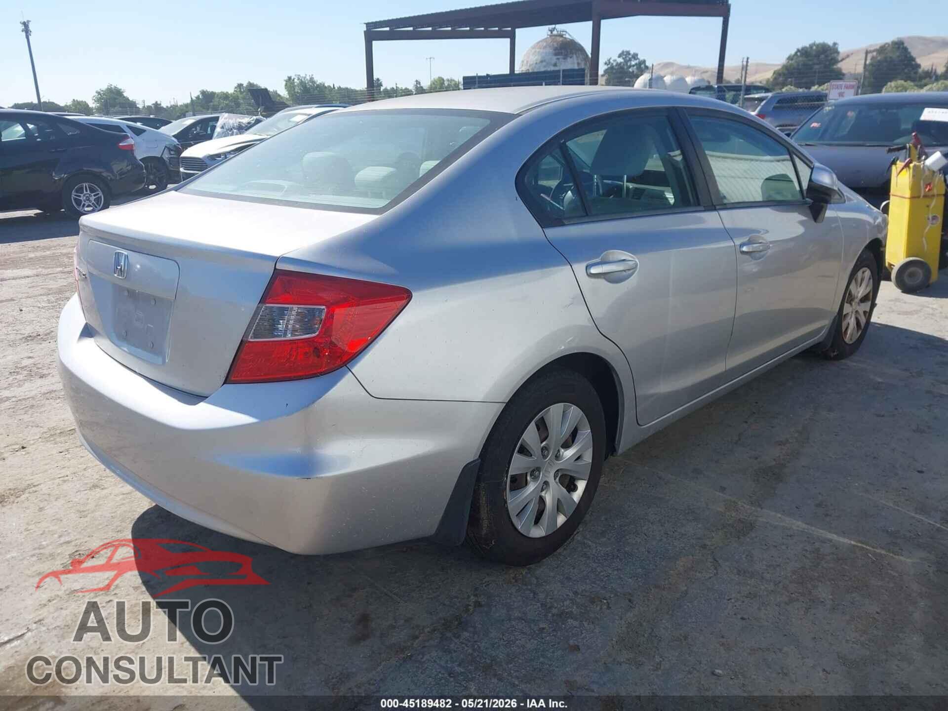 HONDA CIVIC 2012 - 19XFB2F5XCE367700