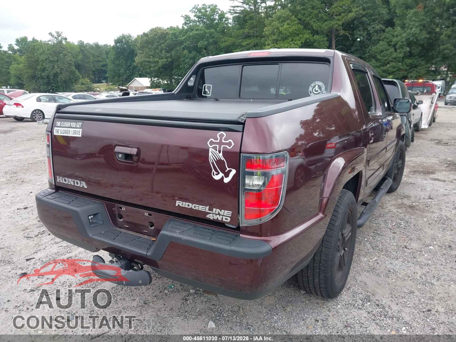 HONDA RIDGELINE 2014 - 5FPYK1F55EB001229