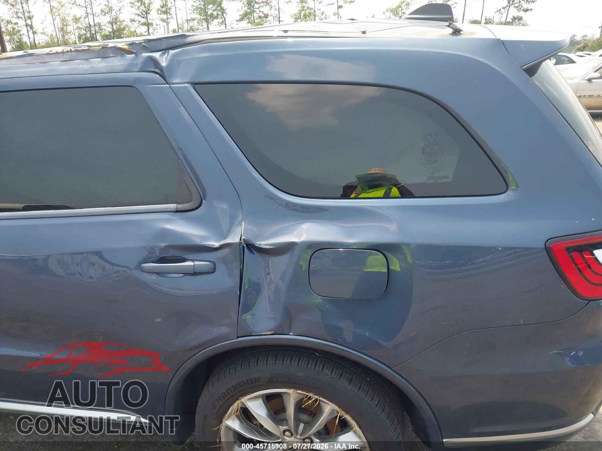 DODGE DURANGO 2021 - 1C4RDJAG7MC852573