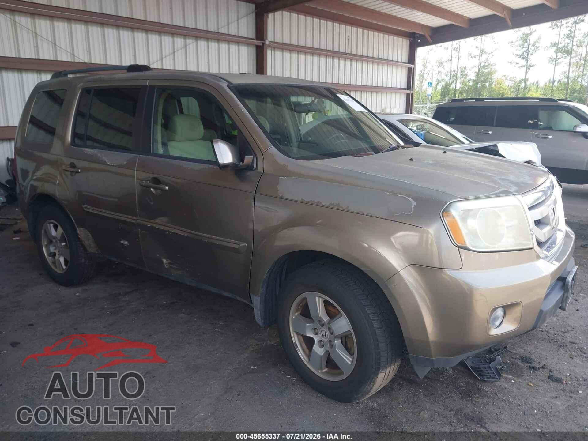HONDA PILOT 2011 - 5FNYF3H47BB001404
