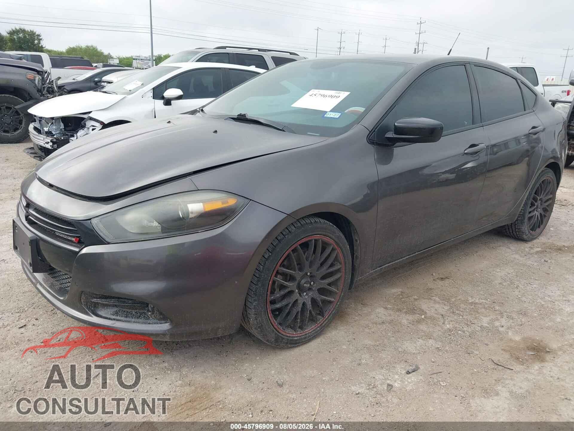 DODGE DART 2015 - 1C3CDFBB4FD422829