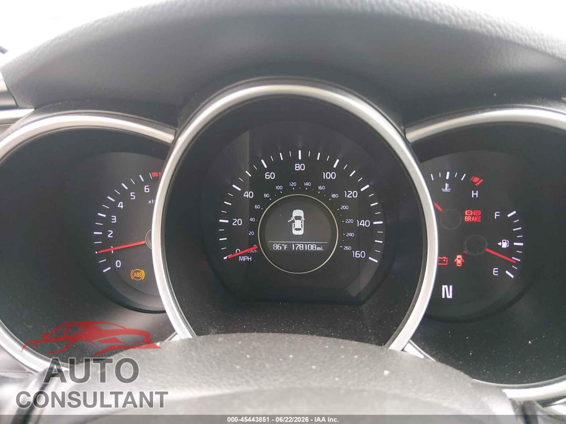 KIA OPTIMA 2015 - KNAGM4A76F5559681