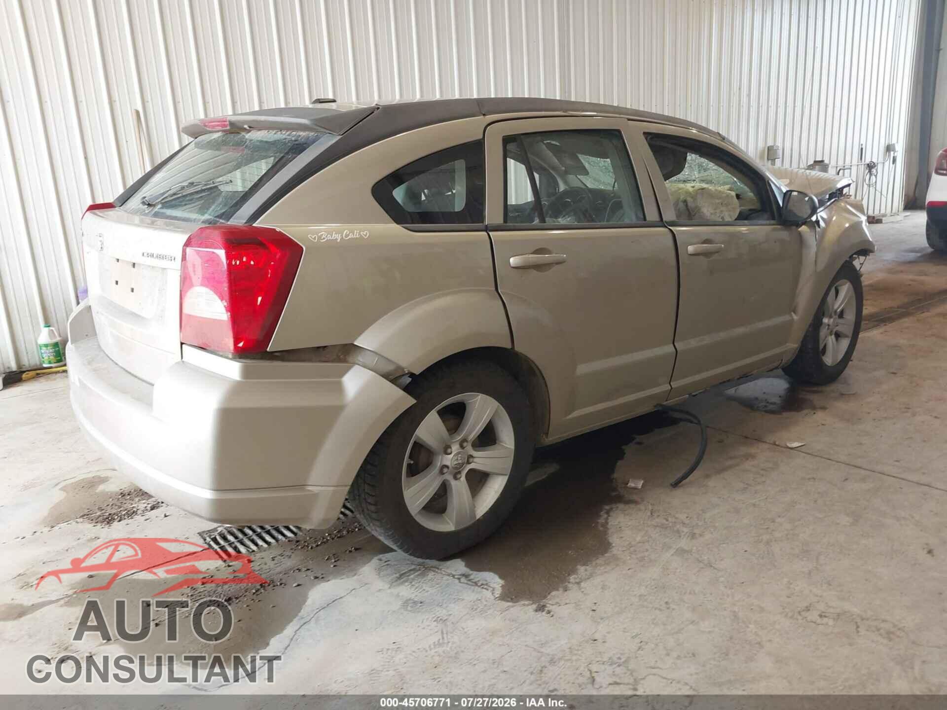 DODGE CALIBER 2010 - 1B3CB3HA8AD567283