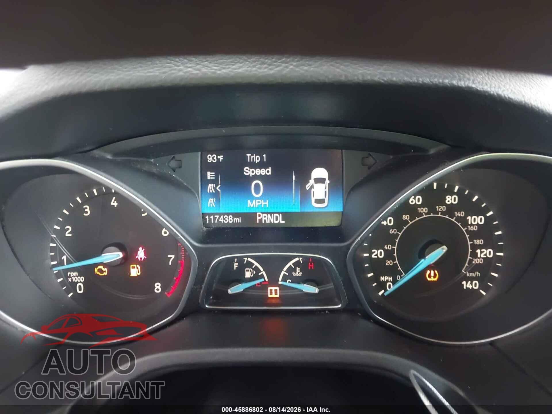 FORD FOCUS 2017 - 1FADP3F20HL246439