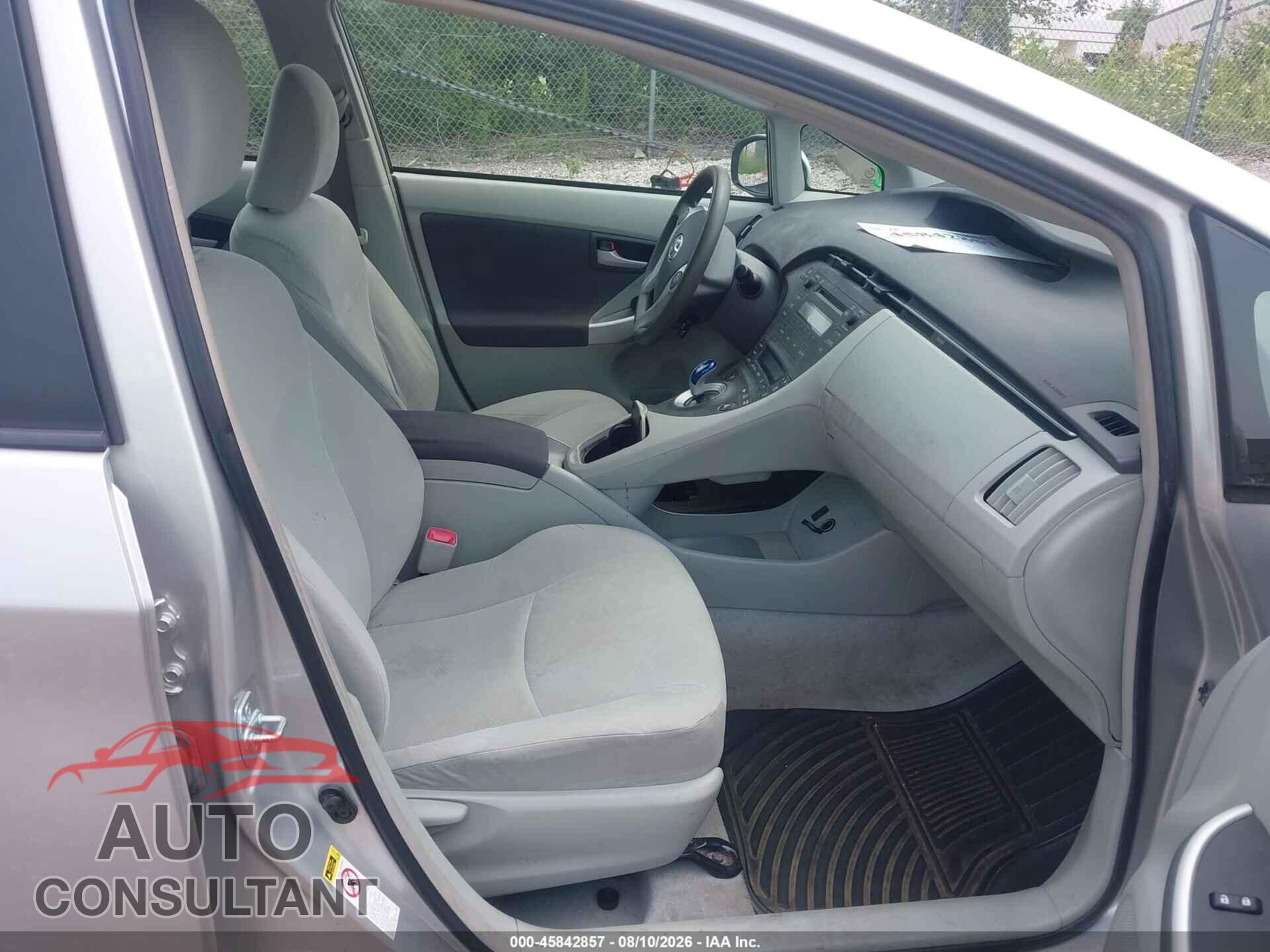 TOYOTA PRIUS 2010 - JTDKN3DU1A0202730