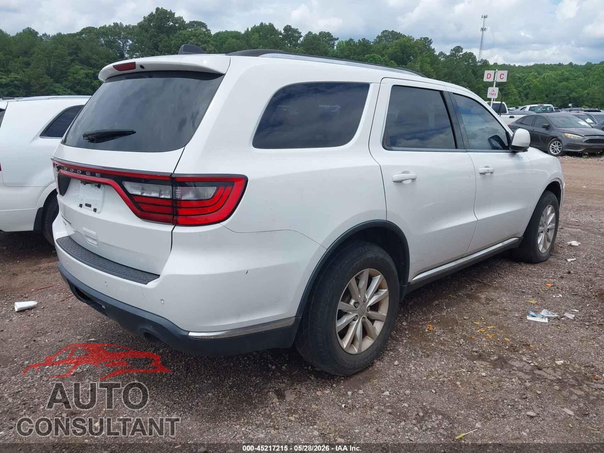 DODGE DURANGO 2015 - 1C4RDJAG6FC186695