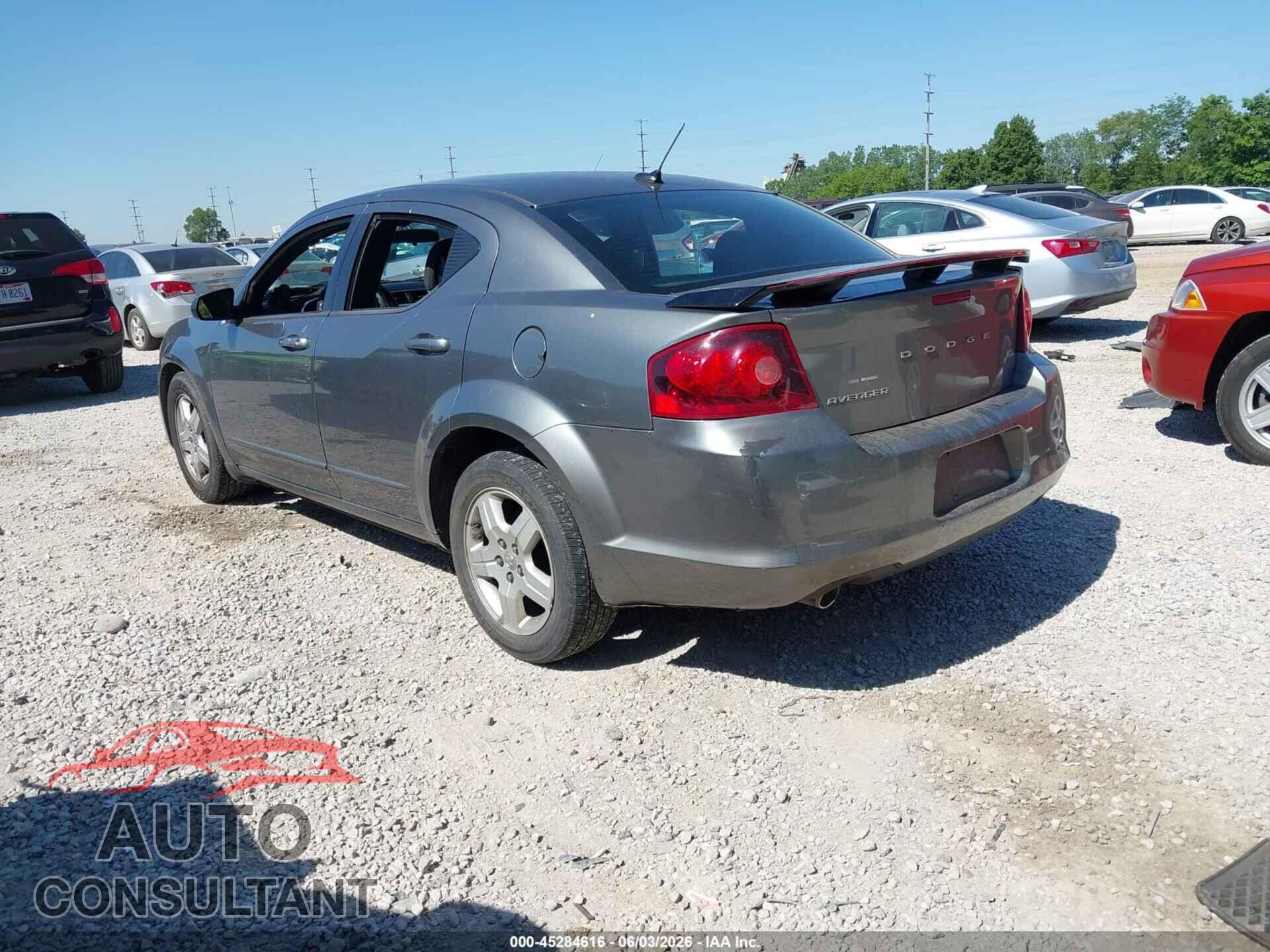 DODGE AVENGER 2012 - 1C3CDZAG3CN309247