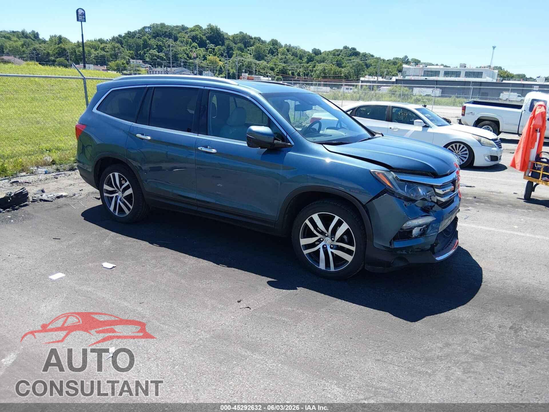 HONDA PILOT 2017 - 5FNYF6H93HB071682