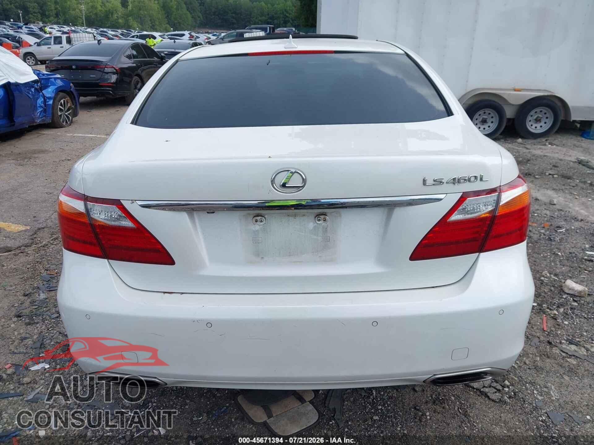 LEXUS LS 460 2012 - JTHGL5EF5C5045232