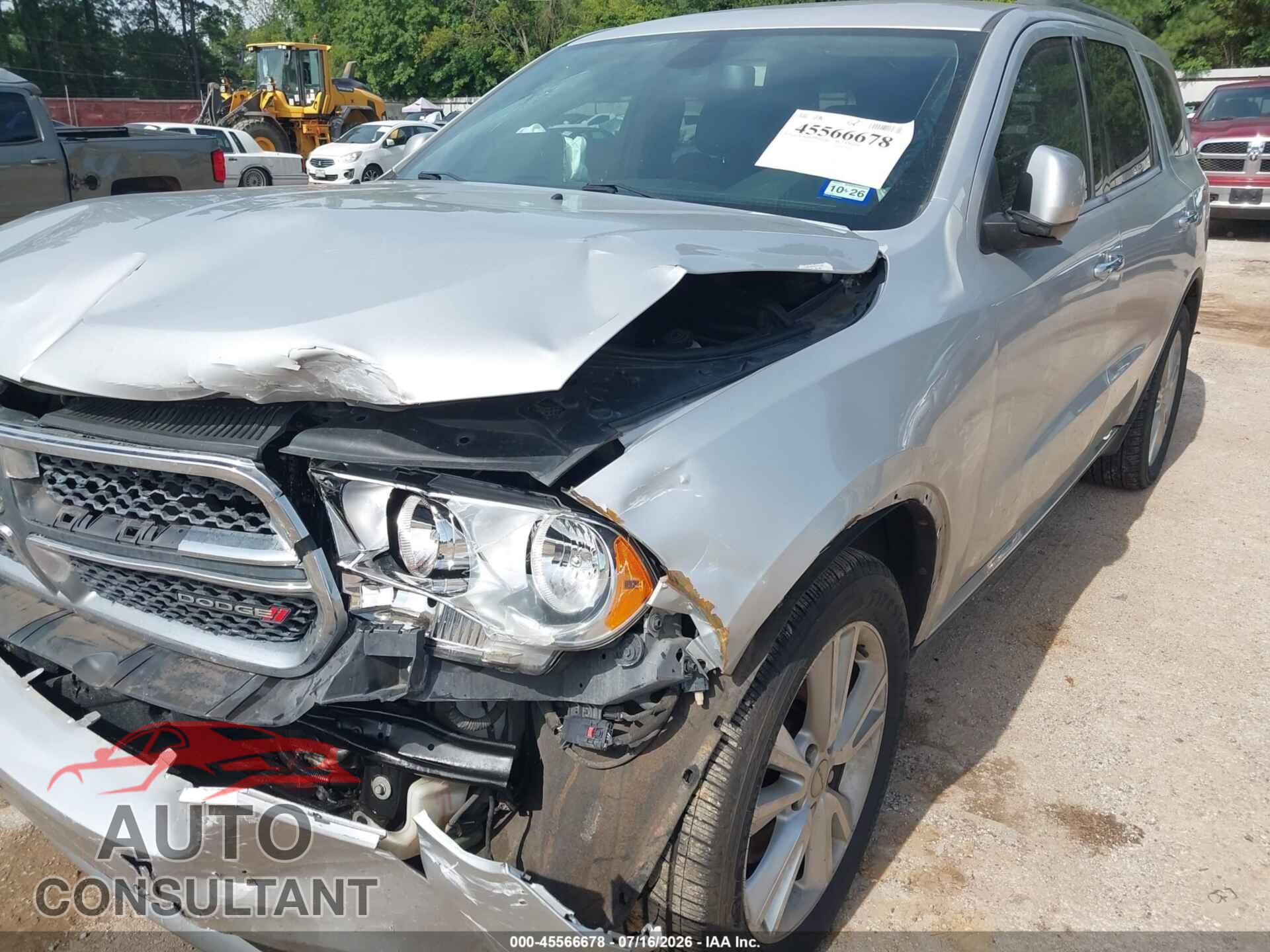 DODGE DURANGO 2013 - 1C4SDJDT9DC509743