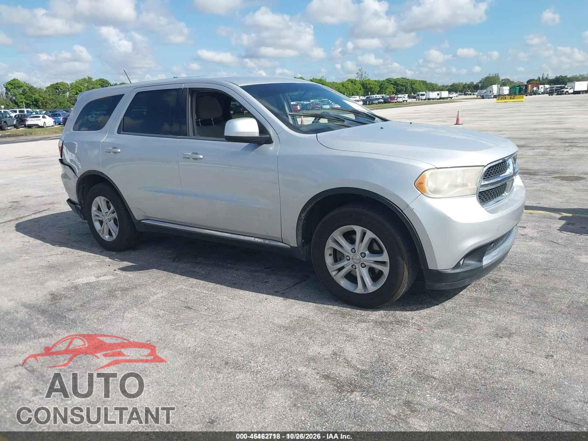 DODGE DURANGO 2011 - 1D4RD2GG9BC741827