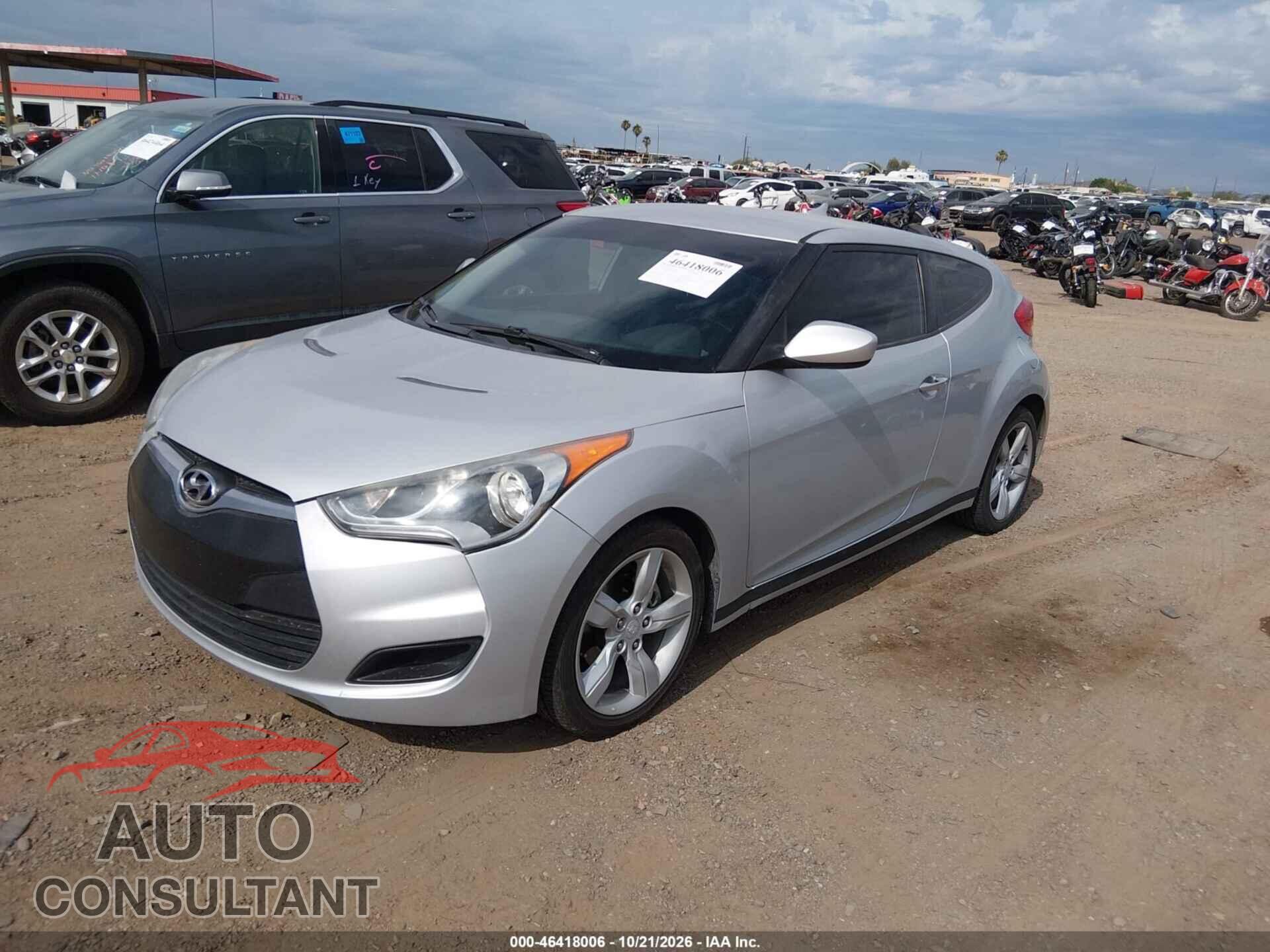 HYUNDAI VELOSTER 2012 - KMHTC6AD6CU060589