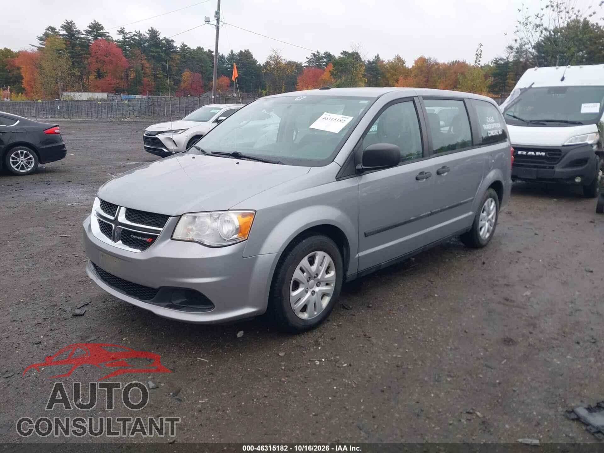 DODGE GRAND CARAVAN 2015 - 2C4RDGBG9FR607768