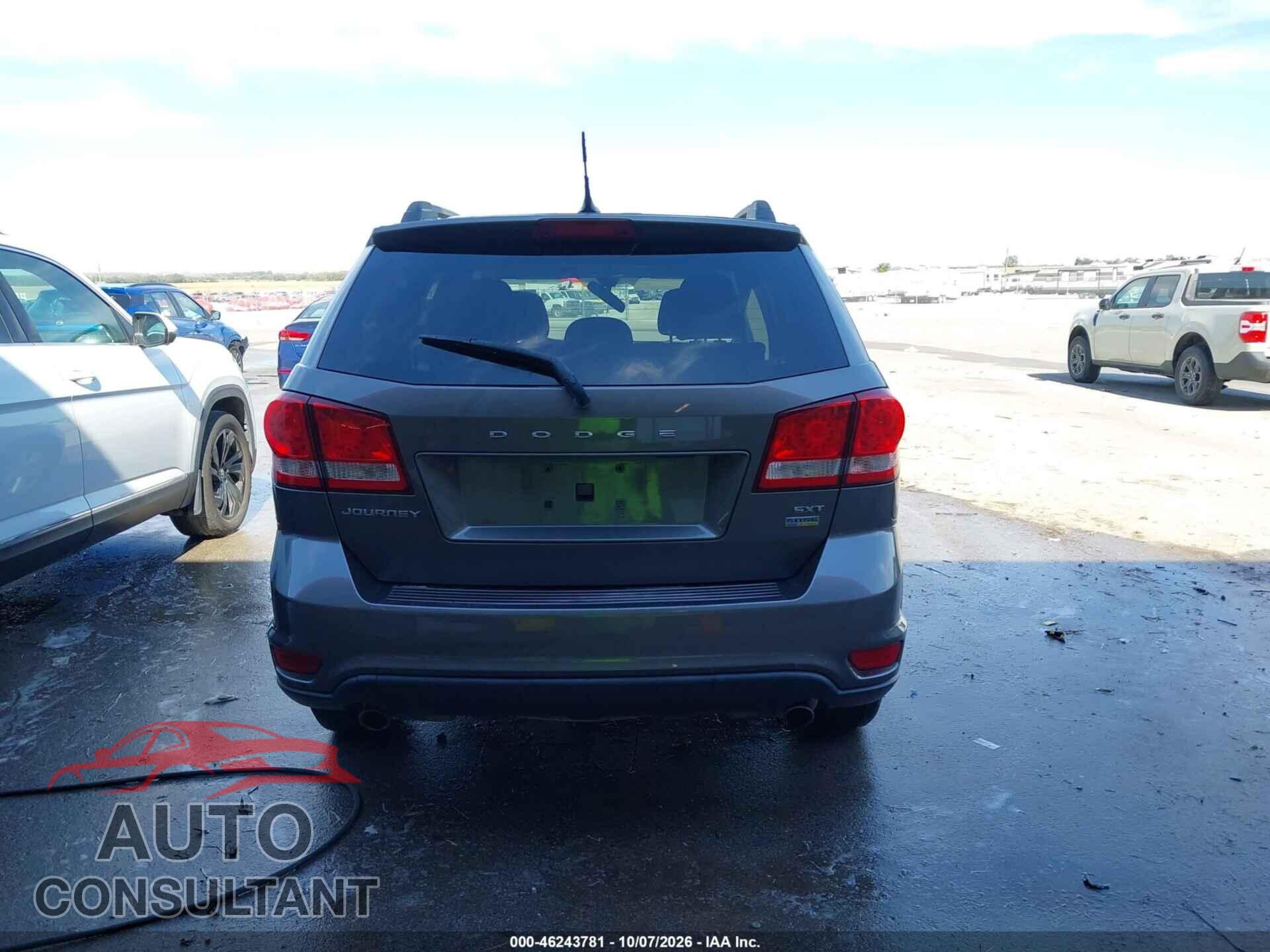 DODGE JOURNEY 2012 - 3C4PDCBG7CT207913
