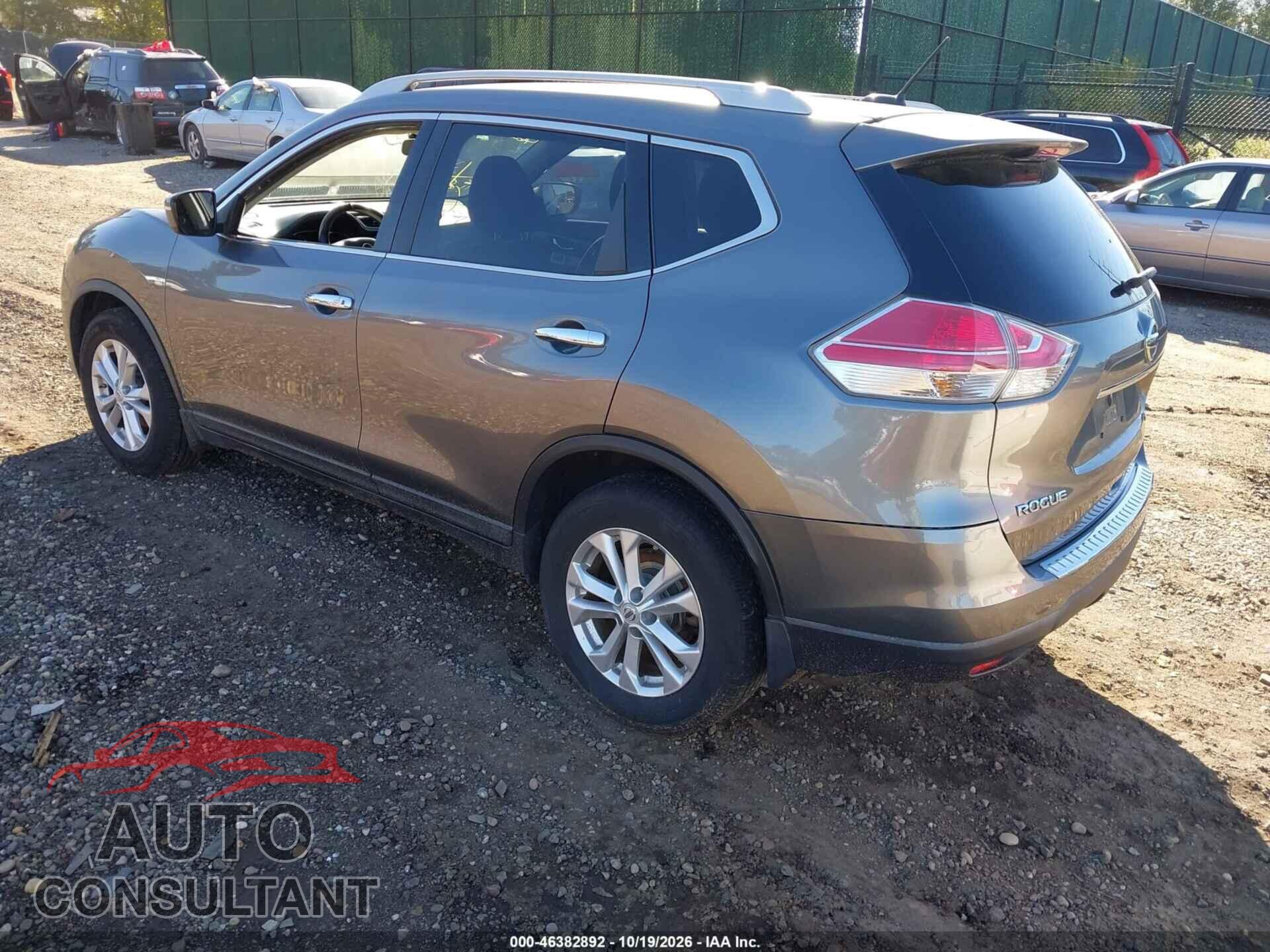 NISSAN ROGUE 2015 - KNMAT2MV3FP516690