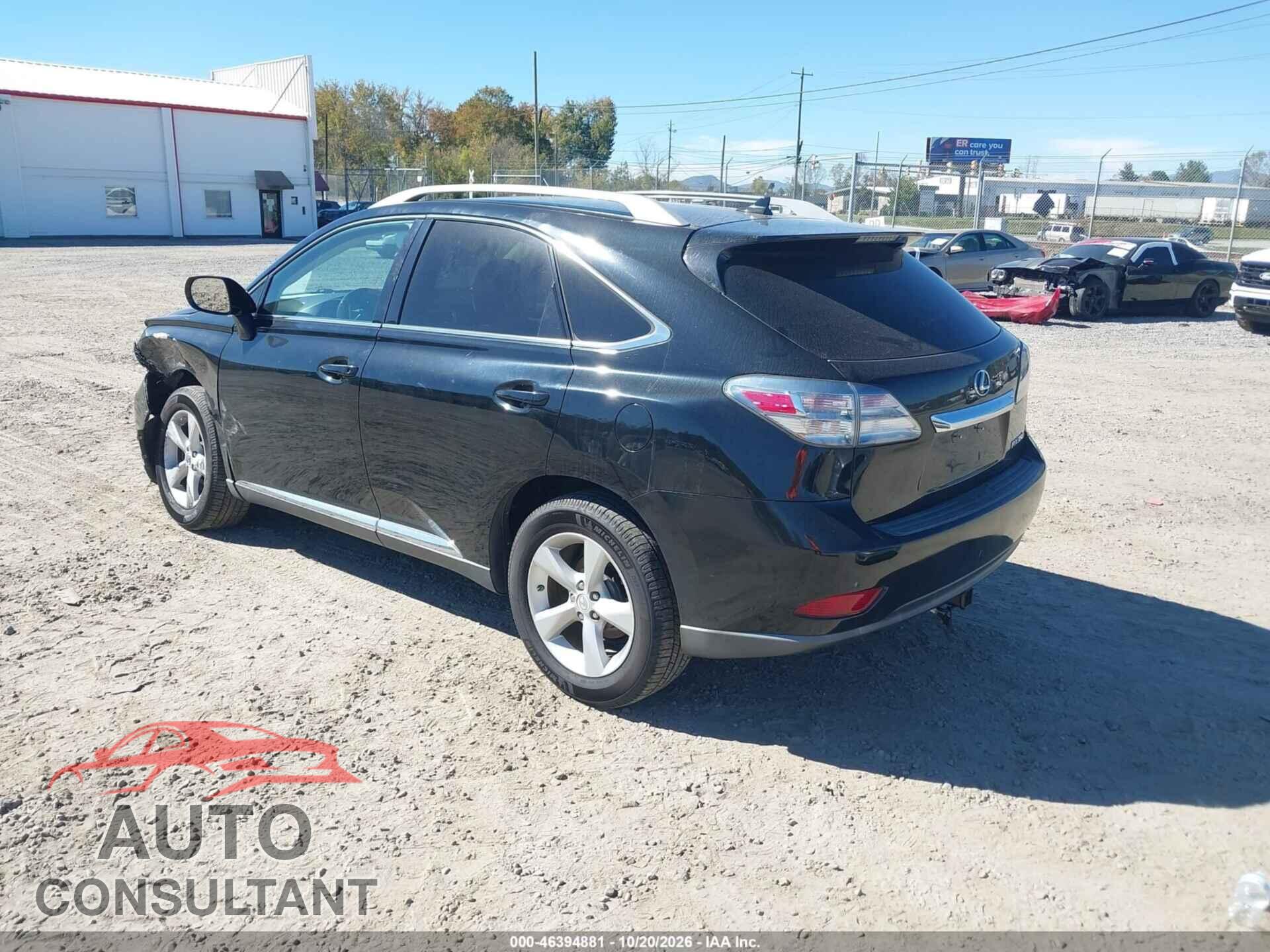 LEXUS RX 350 2012 - 2T2ZK1BA1CC079407