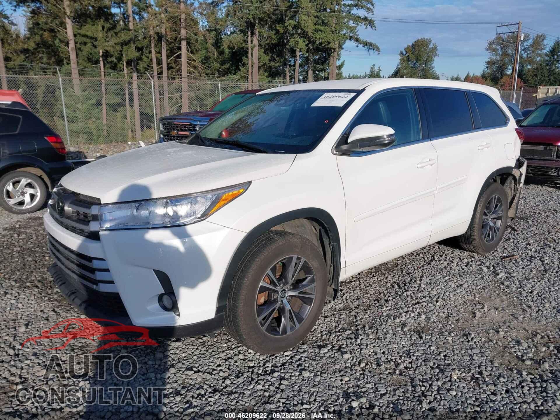 TOYOTA HIGHLANDER 2018 - 5TDBZRFH7JS891757