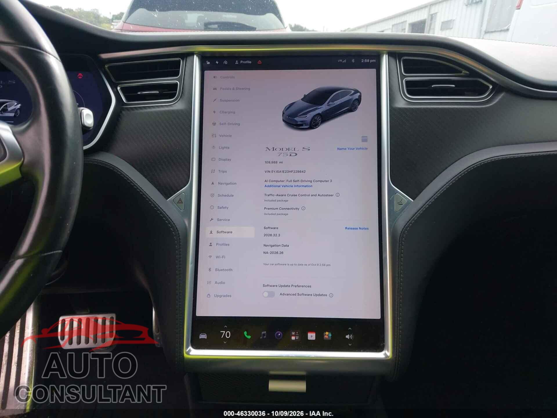 TESLA MODEL S 2017 - 5YJSA1E23HF229842