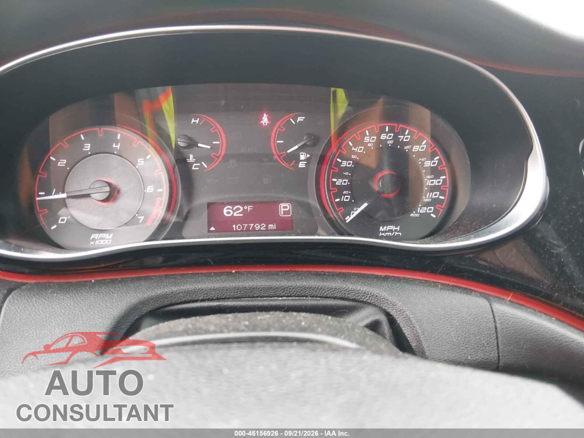 DODGE DART 2015 - 1C3CDFBB7FD180733