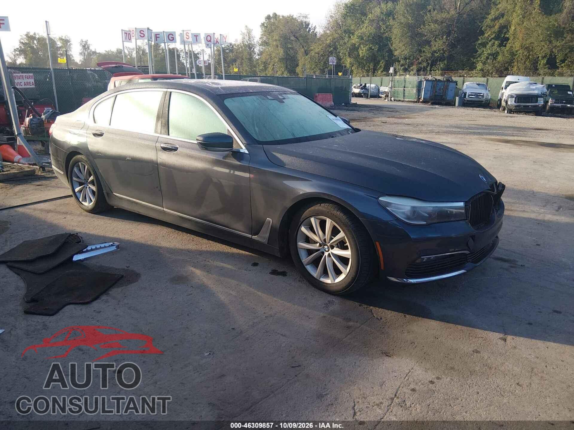 BMW 740I 2017 - WBA7E2C58HG739376