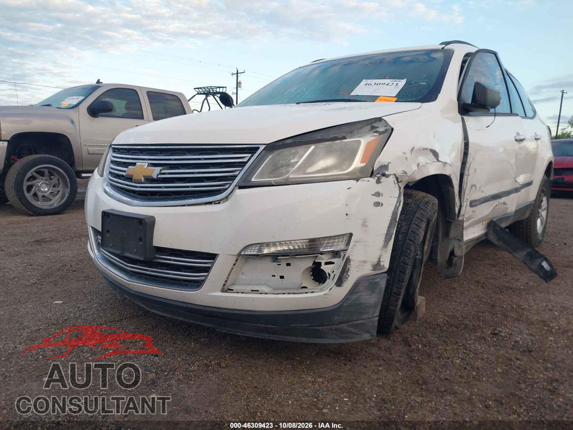 CHEVROLET TRAVERSE 2013 - 1GNKRFKD2DJ222872