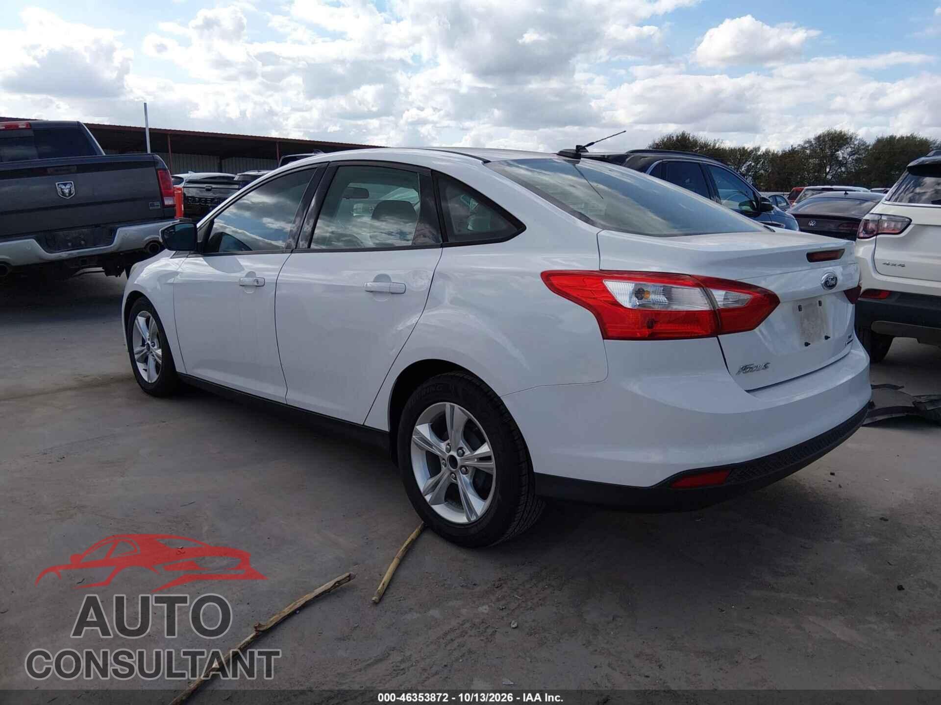 FORD FOCUS 2013 - 1FADP3F29DL106934